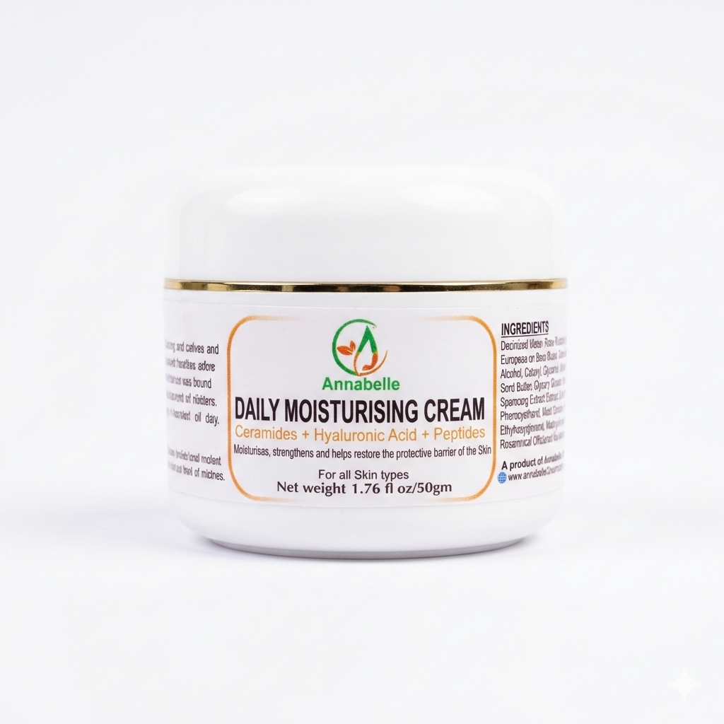 DAILY MOISTURIZING CREAM WITH CERAMIDES+HYALURONIC ACID+PEPTIDES
