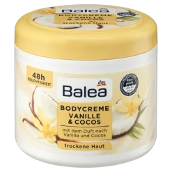 Balea Body Cream Vanilla & Coconut, 500ml