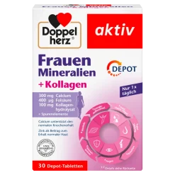 Doppelherz Womens Minerals + Collagen Depot, 30 Tablets
