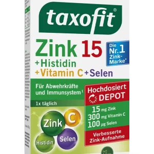 taxofit ® Zinc 15 + Histidine + Vitamin C + Selenium Depot Tablets