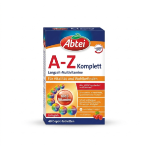 Abtei A-Z Complete Multi-Vitamins for Daily Nutritional Support 40 Tablets